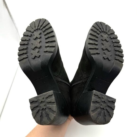 Vagabond Grace Nubuck Double Zipper Ankle Boot Black EU 38 US 7 - Picture 10 of 16